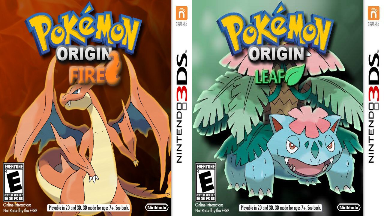 pokemon origin fire red 3d remake