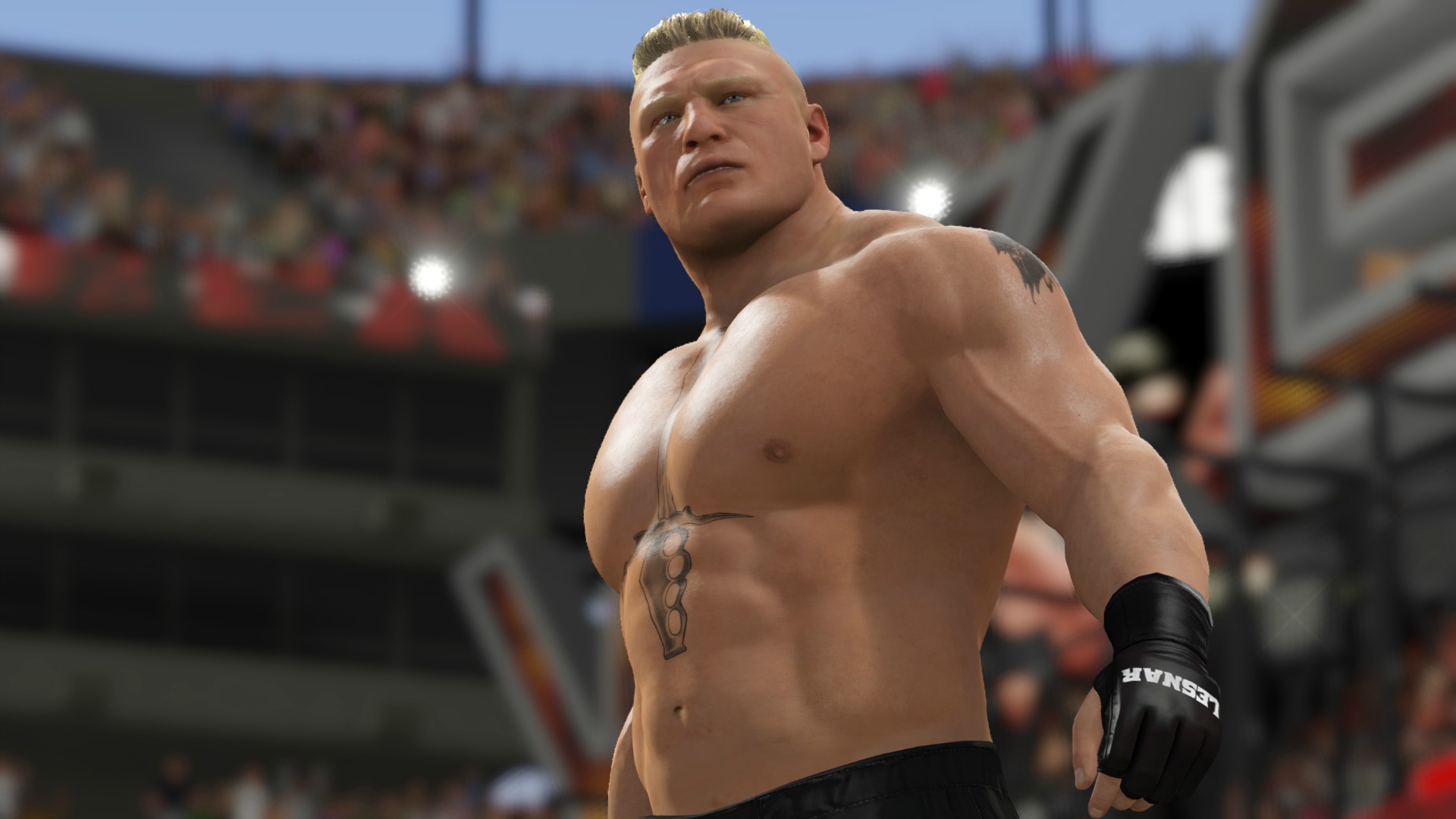 Brock Lesnar ist einer der bekanntesten WWE Stars. 