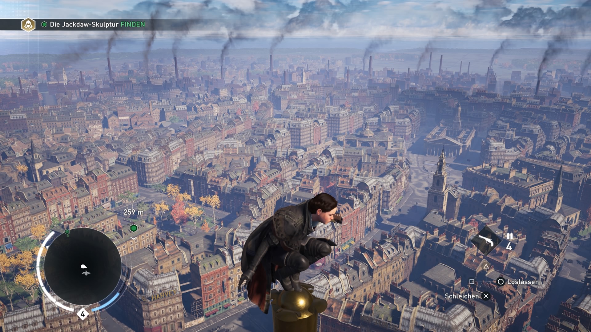 Die Weitsicht ist bei Assassin´s Creed Syndicate eine Wucht.