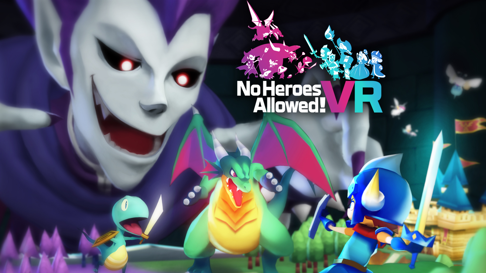 No Heroes Allowed! VR wallpaper logo nat-games