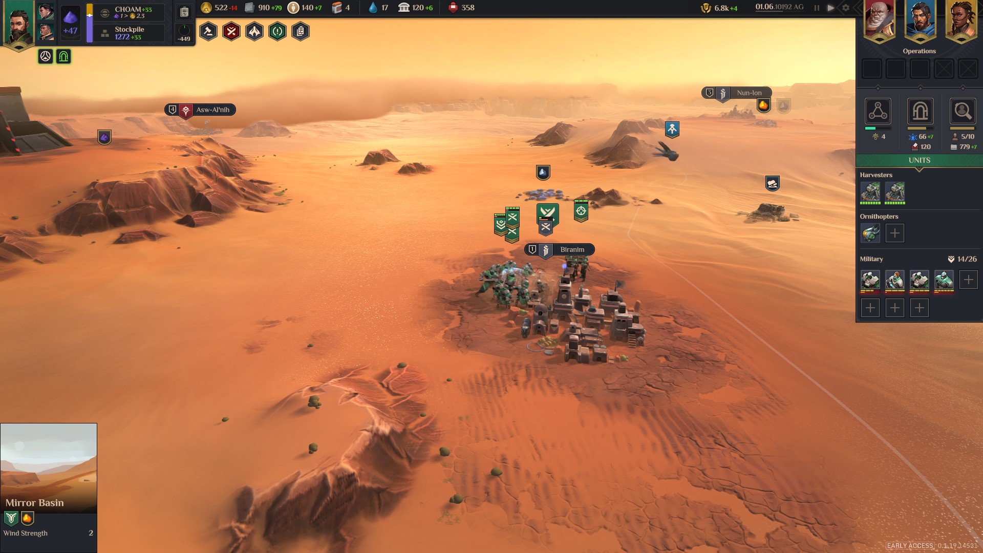 Dune: Spice Wars Kampf