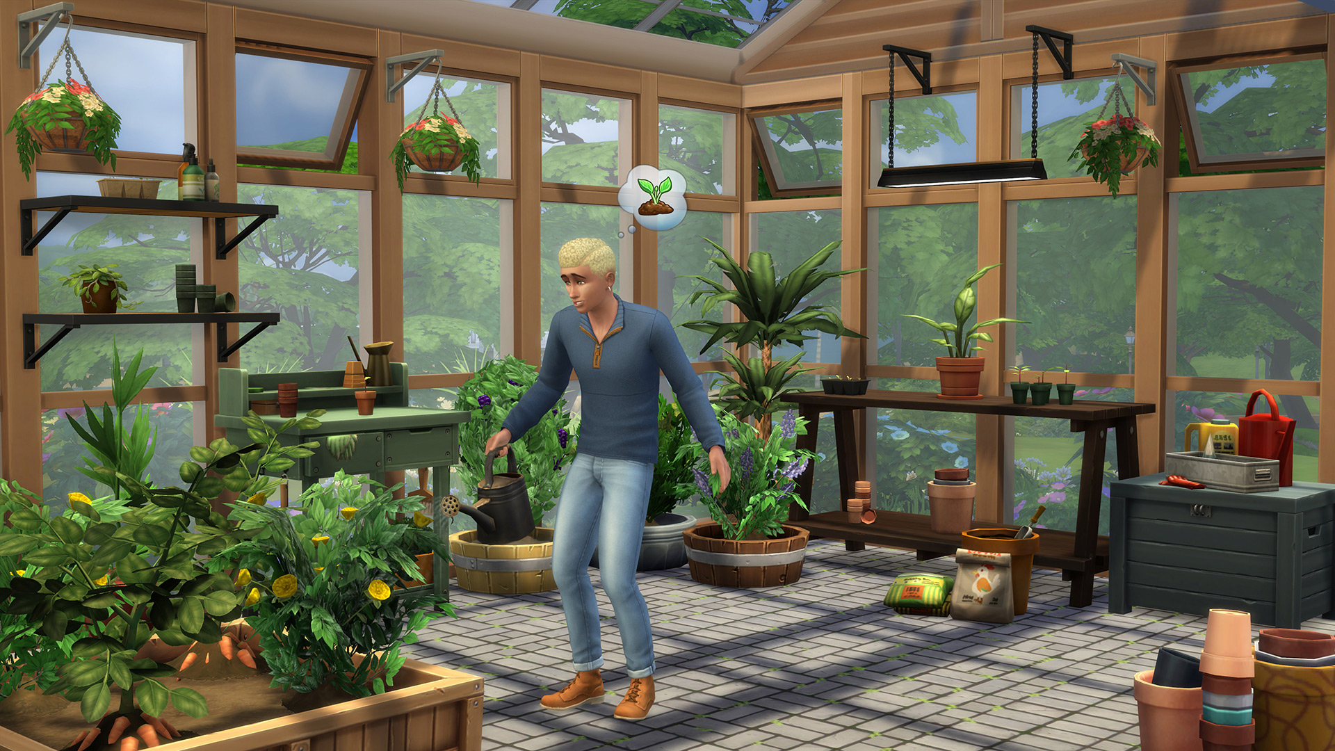 Die Sims 4 Gewächshaus-Set